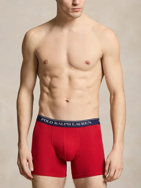 Polo Ralph Lauren boxerky pánske s elastanom biela