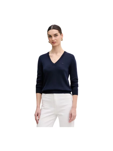 Sweter Lacoste niebieski