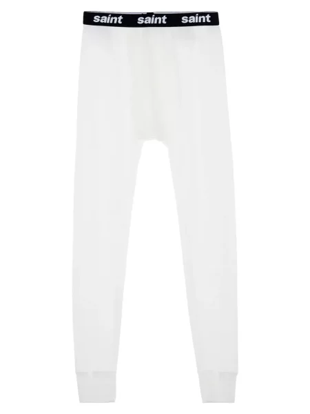 Termic pantaloni Saint Mxxxxxx cu autograf alb