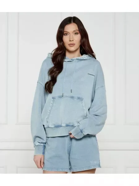 Guess Jeans Hanorac | Oversize fit albastru