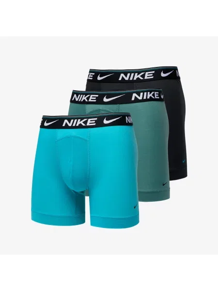 Boxerky Nike Dri-FIT Ultra Comfort Brief 3 páry modrá/šedá/tyrkysová šedé