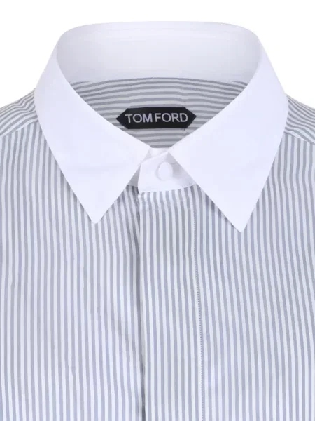 Gulerat cămașă Tom Ford alb