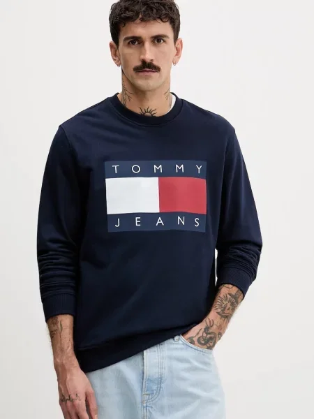 Geacă de blugi Tommy Jeans albastru