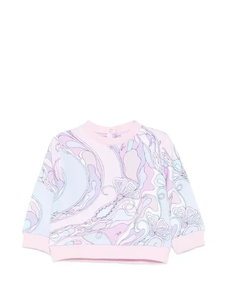 Sweter dziecięcy Pucci różowy