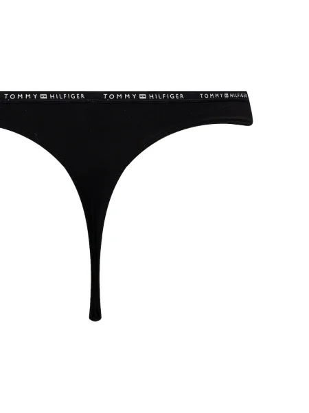 Tanga Tommy Hilfiger černá