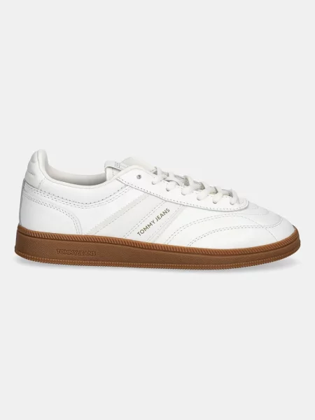 Tommy Jeans sneakersy skórzane THE GREENWICH EDGE LEATHER biały