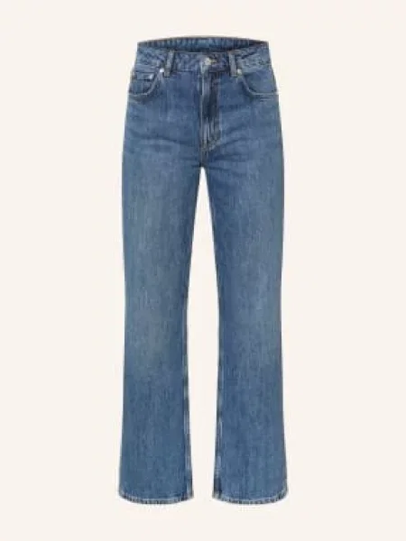 Gant Rovné Džíny mid blue worn in modré