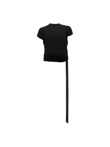 Koszulka Rick Owens o skróconej długości czarna
