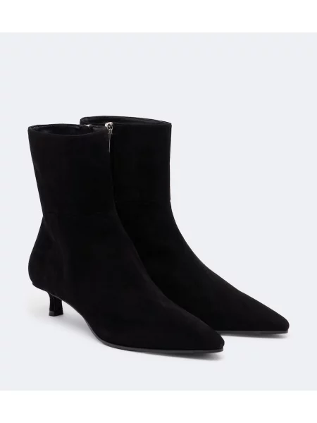 Cizme scurte Jimmy Choo din piele de căprioară negru