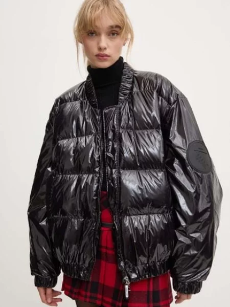MMC STUDIO geaca de puf PL femei de iarna oversize LUKA negru