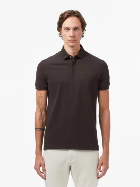 Поло Lacoste коричневий