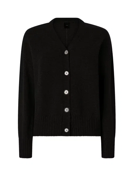 PINKO Kardigan PINKO VIENNA CARDIGAN Maglieria' černá