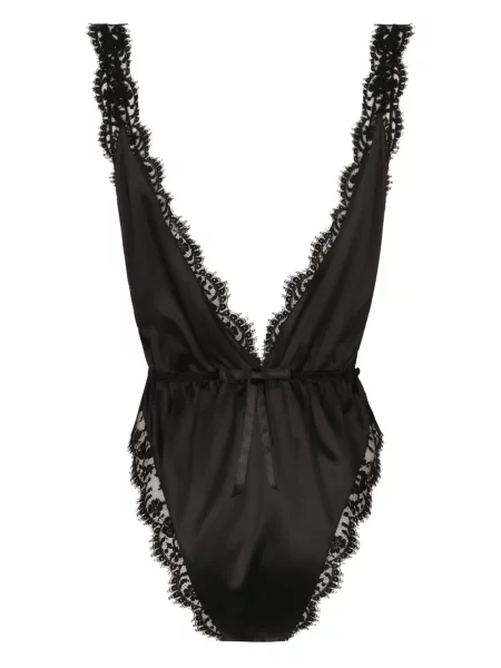 Body Dolce & Gabbana din satin negru