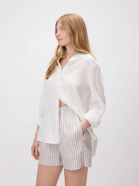 Reserved Лляні шорти різнобарвний 