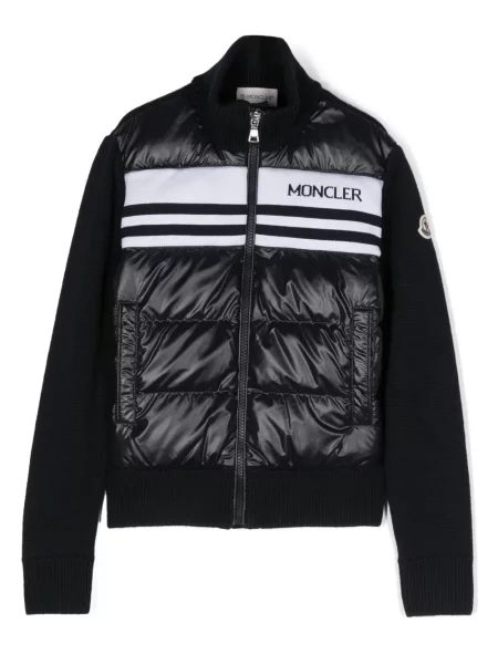 Kurtka dziecięca Moncler Enfant niebieska