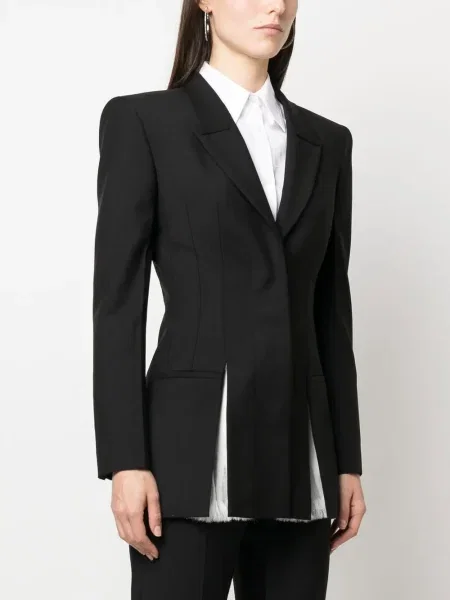 Sacou Givenchy de lână negru