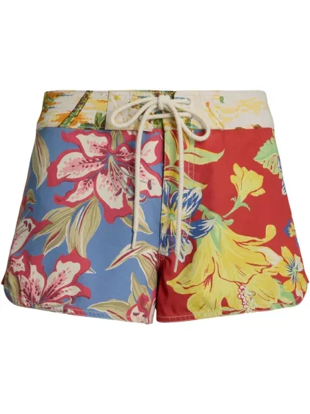 Polo Polo Ralph Lauren z twillu do kolan plisowane żółte