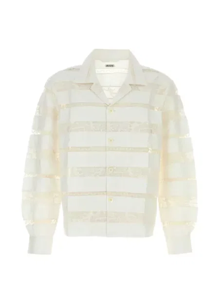 Риза Bode с дантела бяло