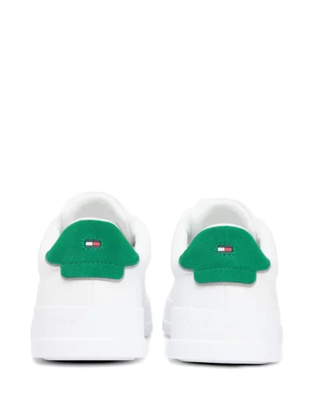 Sneakerși Tommy Hilfiger cu imagine alb