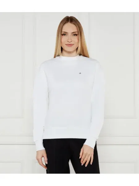 Calvin Klein Hanorac TERRY alb