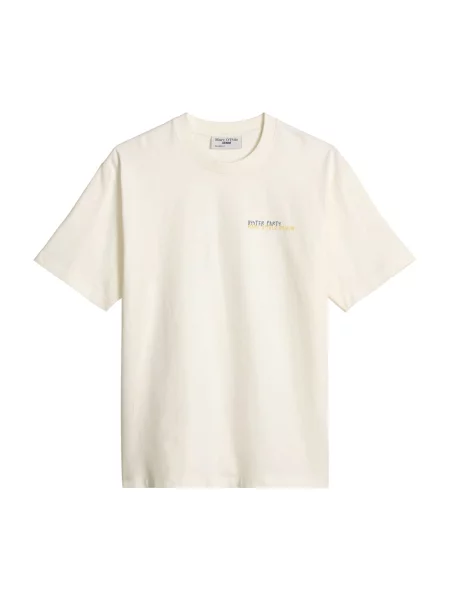 Marc O'Polo DENIM Tricou bleumarin / galben / coajă de ou alb