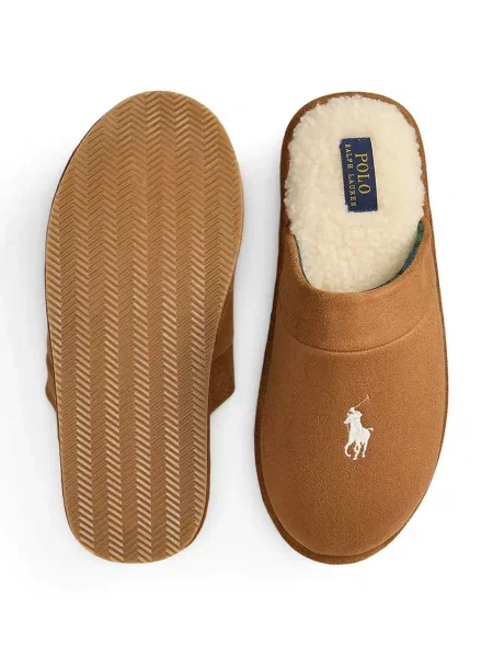 Тапочки Polo Ralph Lauren коричневые