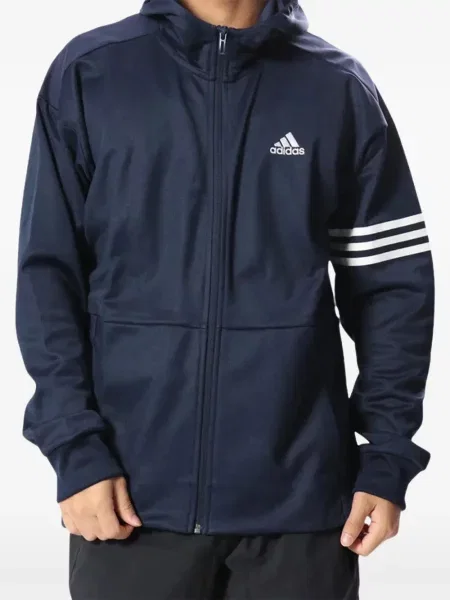Sneakerși Adidas Deerupt din piele cu autograf alergare alb