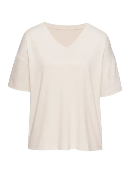 LASCANA Bluză de noapte bej