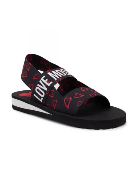 Love Moschino Sandale ELASTICO negru