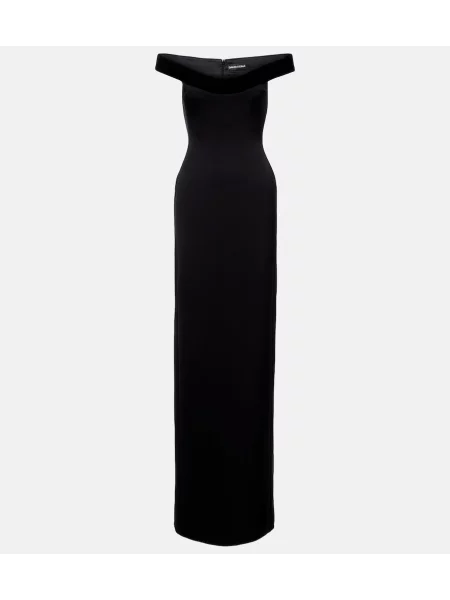 Rochie David Koma de catifea negru
