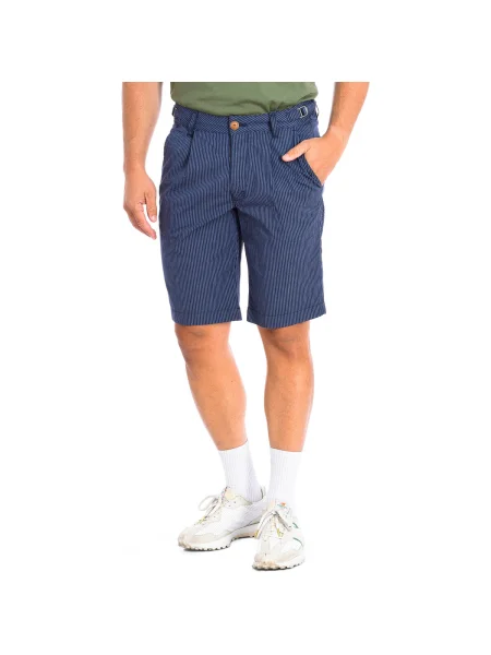 Pantaloni La Martina albastru