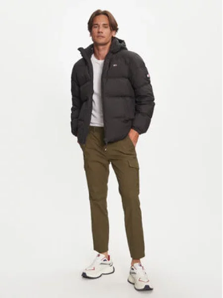 Tommy Jeans Přechodná bunda Essential modrá / červená / černá bílá