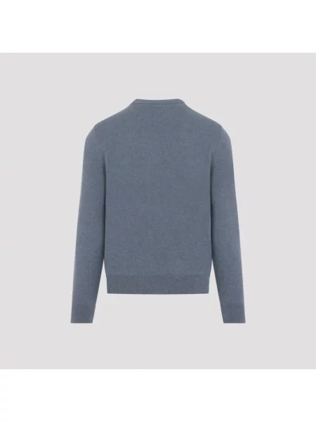 Sweter Brioni z kaszmiru niebieski