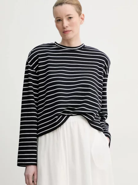 Tricou mânecă lungă Gestuz negru