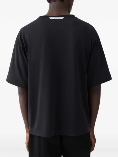 Tricou Jacquemus scurt negru