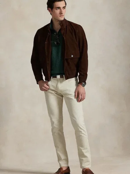 Polo Ralph Lauren jeansy slim fit beżowe