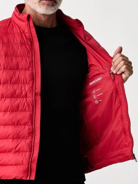 Tommy Hilfiger капитонирано яке мъжко червено