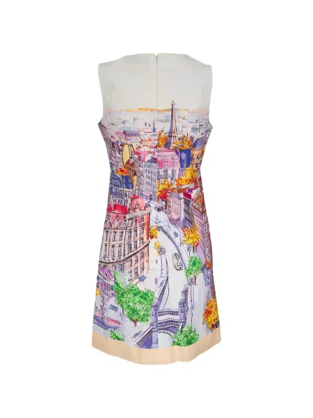 Rochie mini Rani Arabella cu imagine de costum alb