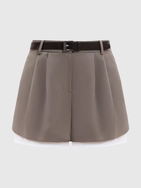 Шорти з вовною Juun.j бежеві