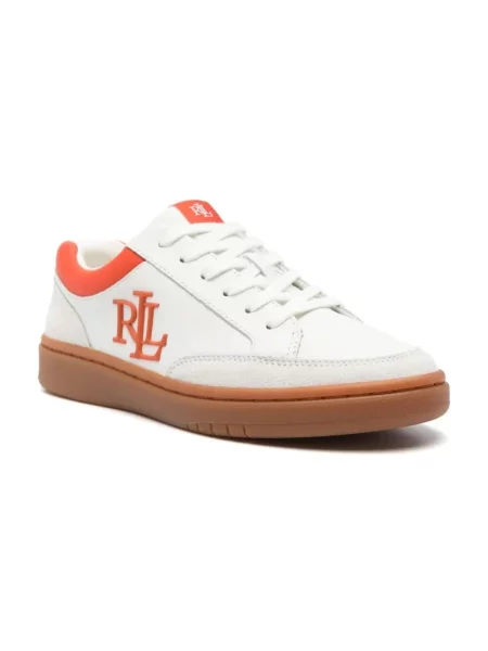 Sneakersy Ralph Lauren skórzane białe