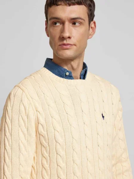 Polo Ralph Lauren Sweter Écru biały