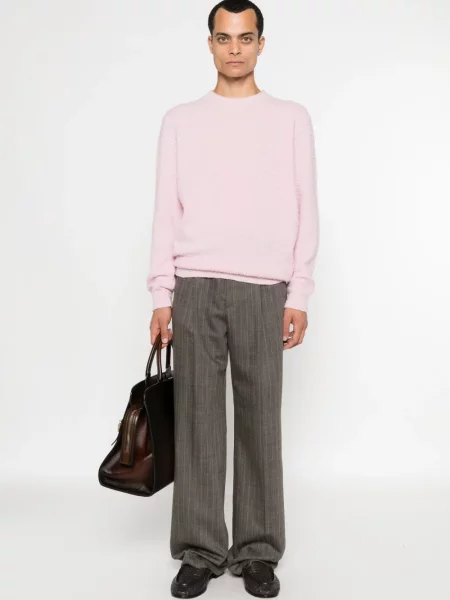 Bouclé pulover Scaglione roz