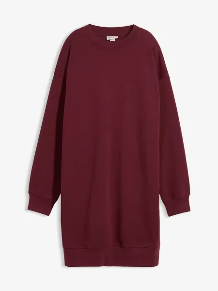 Sukienka dresowa oversized czerwona