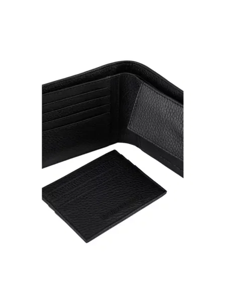 Zestaw portfel i etui na karty Emporio Armani czarny