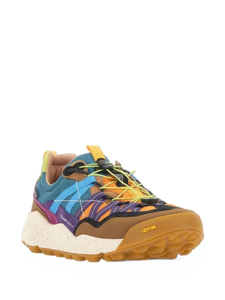 Sneakerși Flower Mountain cu model floral maro