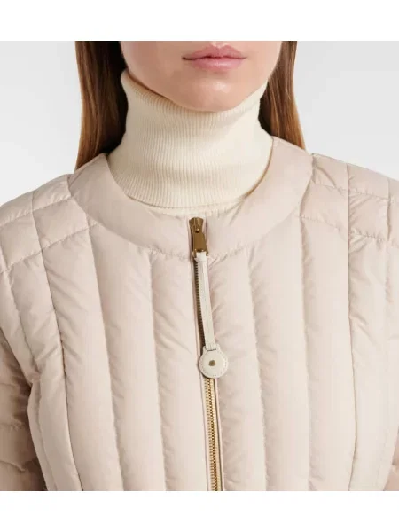 Geacă cu puf Moncler bej