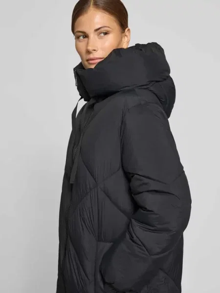 Kurtka w stylu puffer z zamkiem błyskawicznym dwustronnym Jake*s Casual czarna
