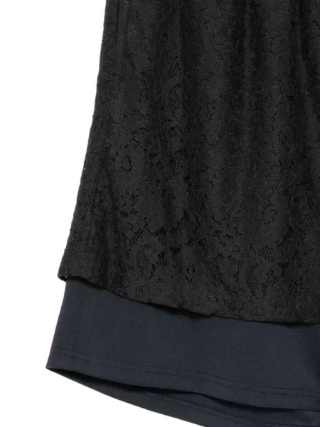 Шорти Pushbutton с дантела черно