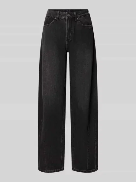 Jeansy o niskim stanie typu barrel w ciemnym spraniu Pepe Jeans