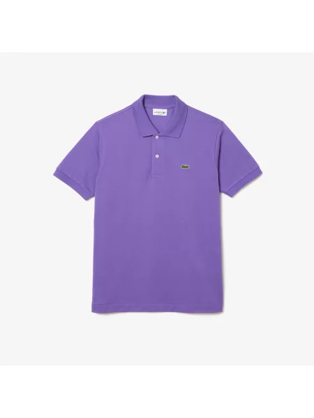 Lacoste Koszulka Polo Oryginał Petit Piqué fioletowa